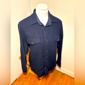 Hast Paris Boiled Wool Flannel Overshirt